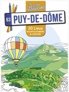 Puy-de-Dôme 63 : 30 lieux incontournables à colorier - Aurélie Engel